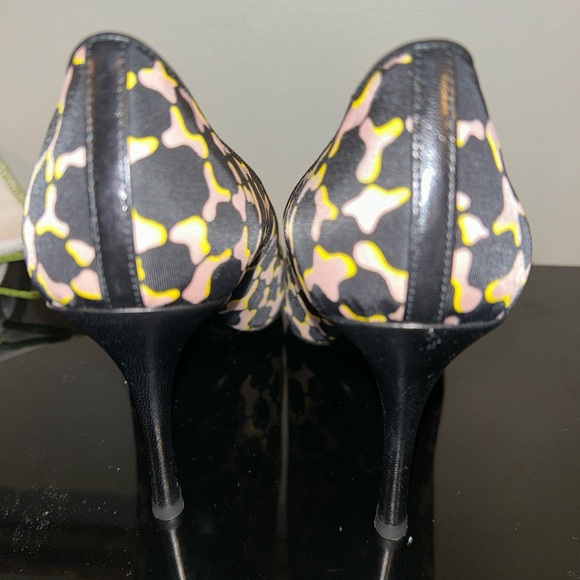 LONGCHAMP Le Pliage No Fantaisie Pointed Toe High Heel Pump Size 38 NEW - Picture 5 of 9